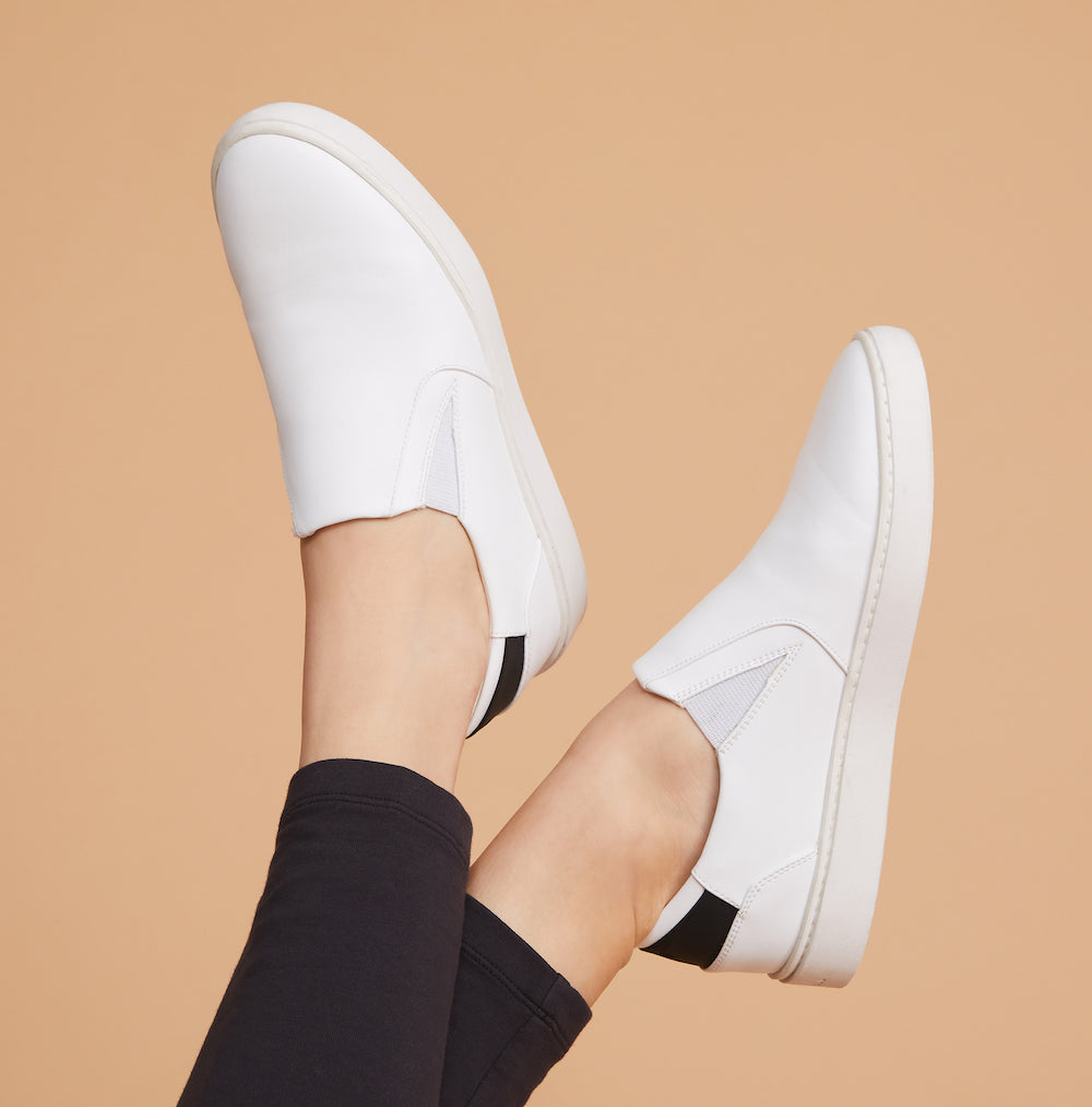 White 2024 Loafer Slip-Ons